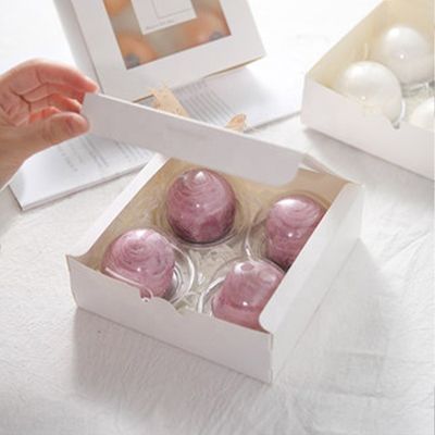 C2S Art Paper White Bakery Box Window فطيرة ملفوفة بشكل جميل