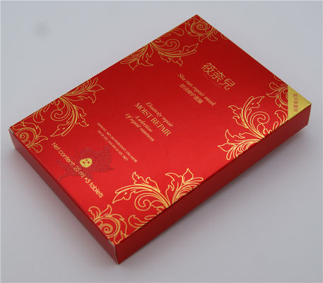 350gsm المتاح علب تغليف مستحضرات التجميل الكرتون شعار مخصص
