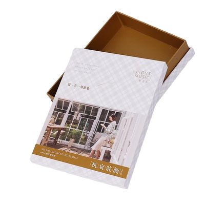 صندوق تغليف كرتون معاد تدويره 1200gsm لتعبئة الهدايا
