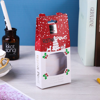 عرض تقديمي إبداعي تغليف CMYK Windowed Gift Box Box Custom Logo