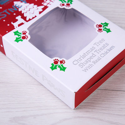 عرض تقديمي إبداعي تغليف CMYK Windowed Gift Box Box Custom Logo