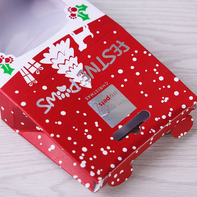 عرض تقديمي إبداعي تغليف CMYK Windowed Gift Box Box Custom Logo