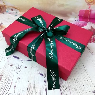 عيد الميلاد الجوارب CMYK أرجواني هدية صناديق التعبئة المموج المجلس