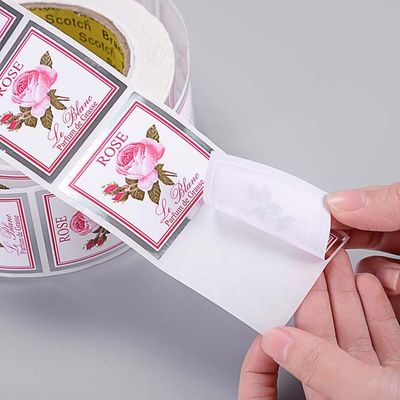 لاصق منتج مستحضرات التجميل الحرارية CMYK PMS ملصقات تسمية مخصصة