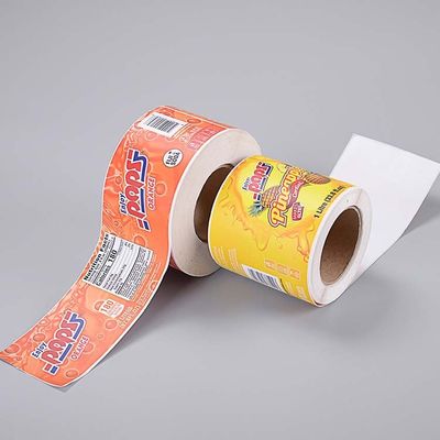 ملصقات خاصة بطباعة ورق حراري مباشر لاصق بشعار خاص
